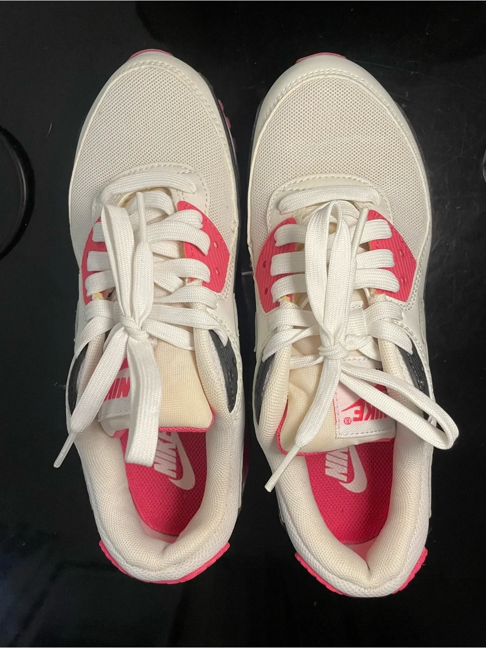 Nike Air Max Women's White, Pink & Black Sneakers